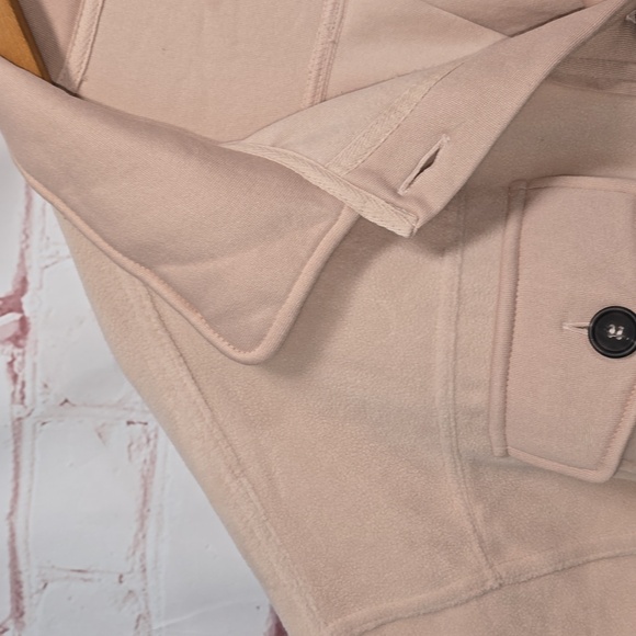Zenana Oversized Fleece Button Front Shacket Light Pink Womens Size 3X NWOT - Picture 3 of 13